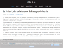 Tablet Screenshot of legal-blog.it